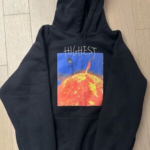 Cactus Jack by Travis Scott Black Hoodie with Blue and Orange Graphic